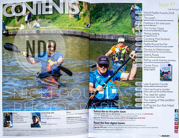 Tear Sheets Paddler Magazine and Canoe Focus